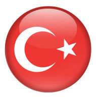 Paveikslėlyje yra vėliava, kurios raudoname fone yra baltas pusmėnulis ir žvaigždė.